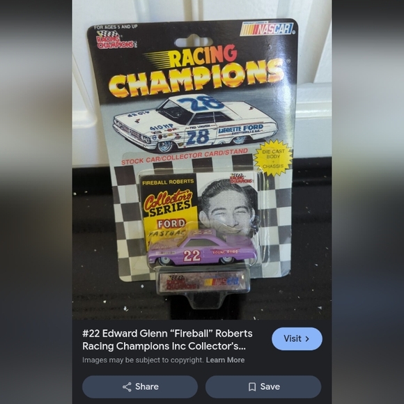 #22 Glenn Norman "fireball" Roberts - Picture 1 of 2